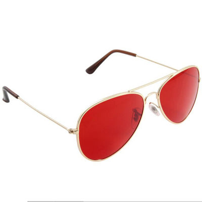 Hony Metal Frame Red Green Glasses Vision Therapy CE Rosh EN71